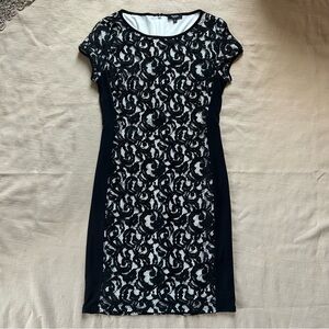 Premise Dresses Black & White Bodycon Women’s 12 Summer Short Stretch Slimming
